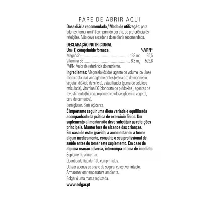 SLG - Magnesio / B6 - 100Com