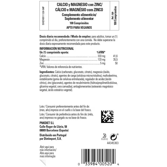 SOLGAR -Calcio/Mag/Zinc 100Comp