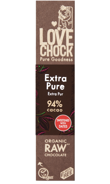 Lovechock 94% puro sin azúcar BIO - RAW 40g