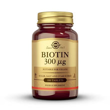 SOLGAR - Biotina 300μg - 100 comprimidos
