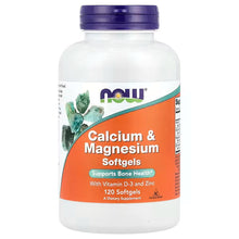 NOW FOODS - CALCIO + MAGNESIO 333mg/166mg - 120 perlas