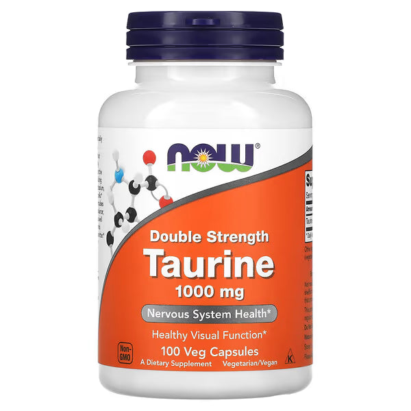 NOW FOODS, Taurine, 1,000 mg, 100 Veg Cap