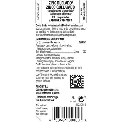 SLG - Zinc Quelado 100 Comp