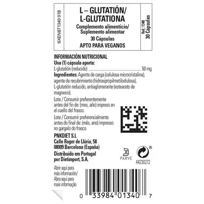 SLG L-Glutation 50mg 30Caps