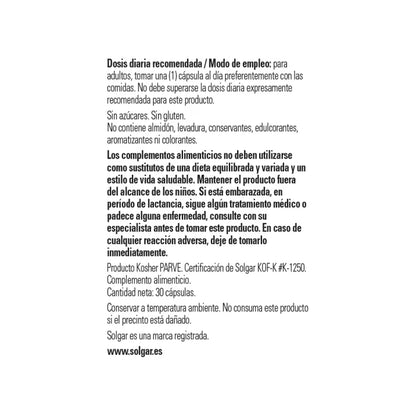 SLG L-Glutation 50mg 30Caps