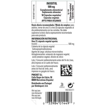 SLG-Inositol 500 mg - 50 cáps