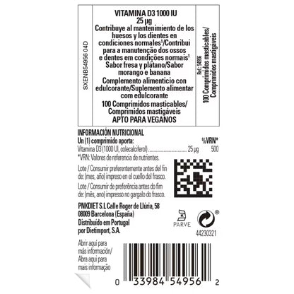 SLG Vit D3 1000 UI 100 Sfg