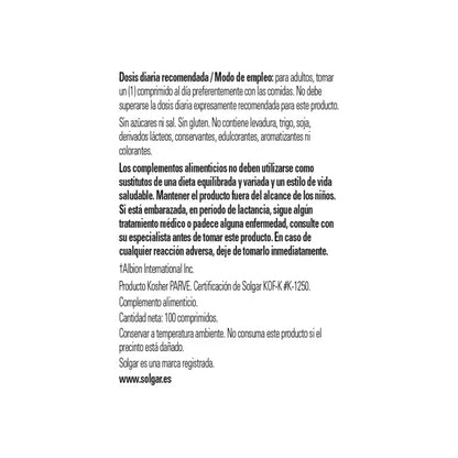 SLG Cobre Quelado 100Comp