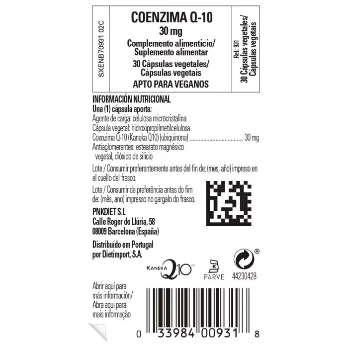 SLG Co‑Q10 30 mg 30 Caps