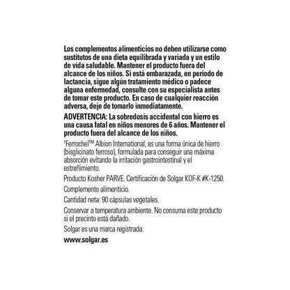 SLG - HierroGentle 20mg 90Caps