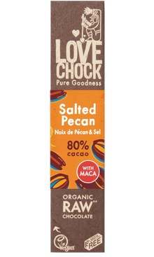 Lovechock Nuez Pecana-Sal marina BIO - RAW 40g