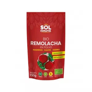 SOL NATURAL - REMOLACHA ROJA EN POLVO BIO 150 G
