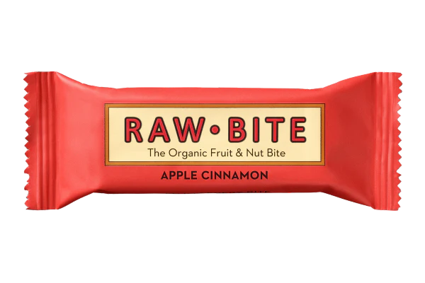 ROW BITE - Super barrita Manzana y Canela Raw-Bite 50gr BIO
