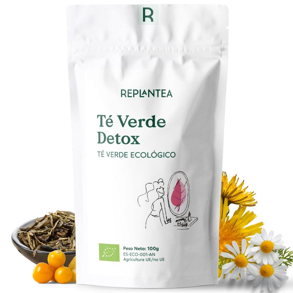 REPLANTEA - Té Verde Detox Ecológico 100g