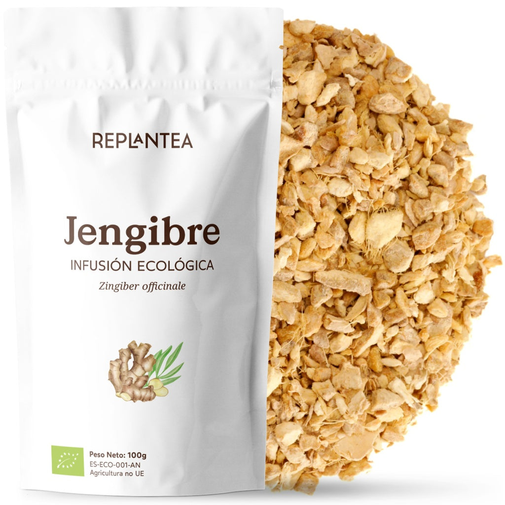 REPLANTEA - Infusión de Jengibre Raíz Pura Ecológica 100g