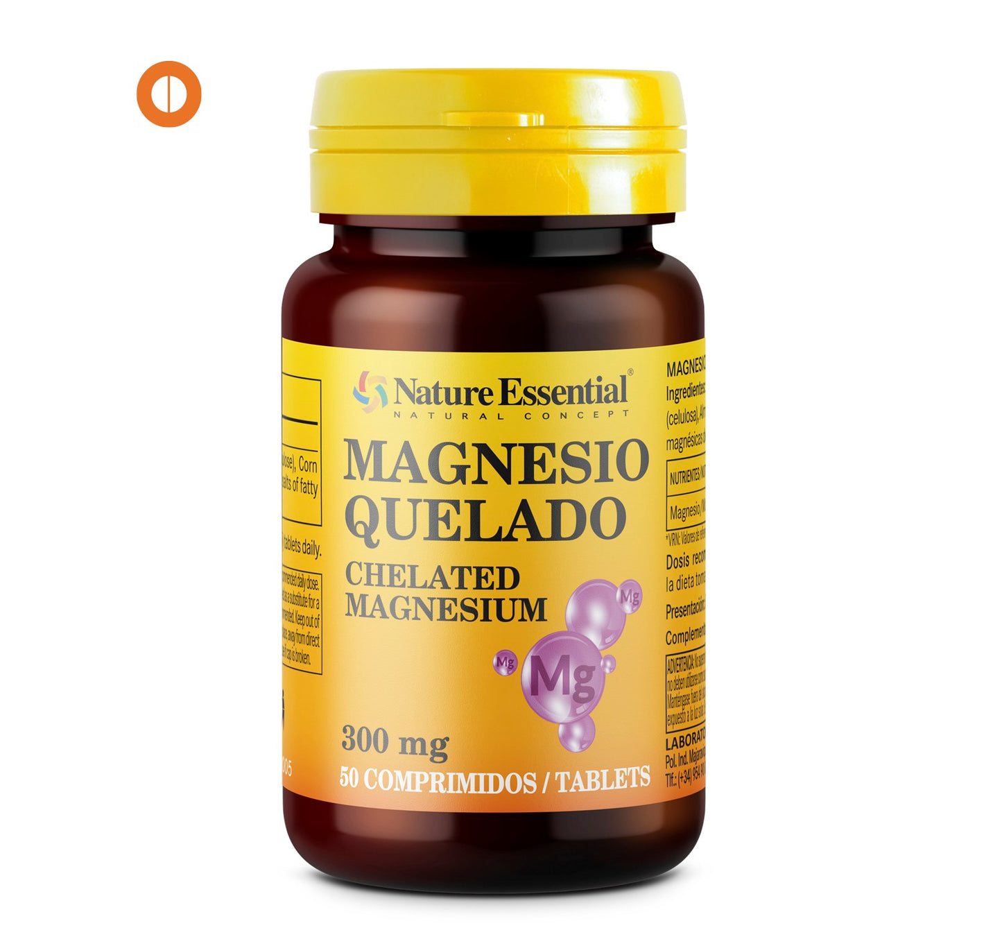 NARURE ESSENTIAL - Magnesio 300 mg. (Quelado) 50 comprimidos