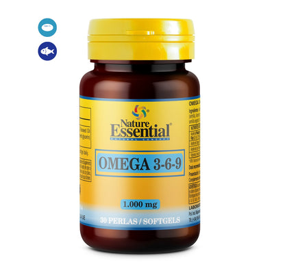 NATURE ESSENTIAL - Omega 3-6-9 1000 mg. 30 perlas