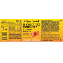 NATURE ESSENTIAL - B-complex fórmula 500 mg 30 perlas