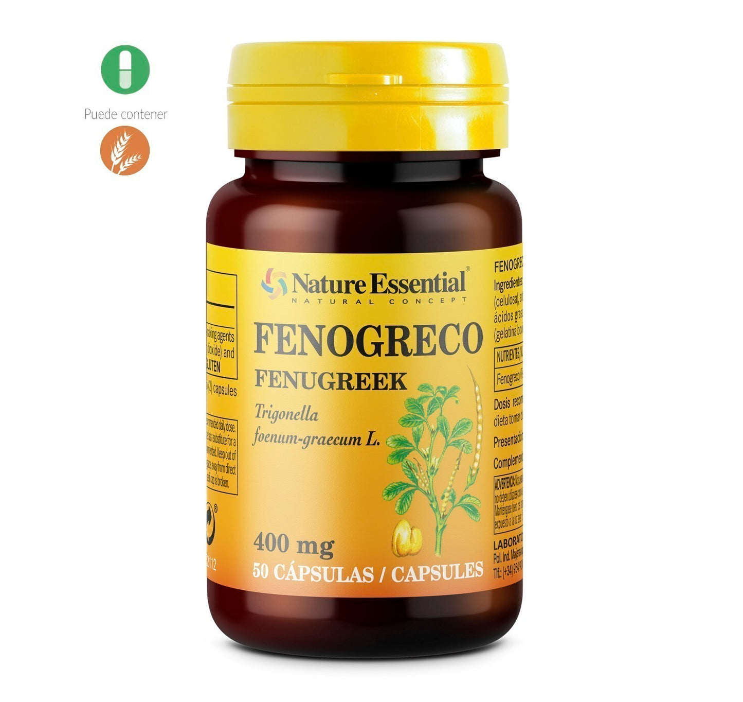 NATURE ESSENTIAL - Fenogreco 400 mg. 50 cápsulas