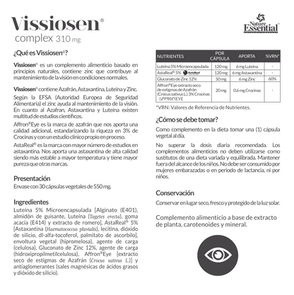 NATURE ESSENTIAL - Vissiosen® 310 mg. 30 cápsulas vegetales