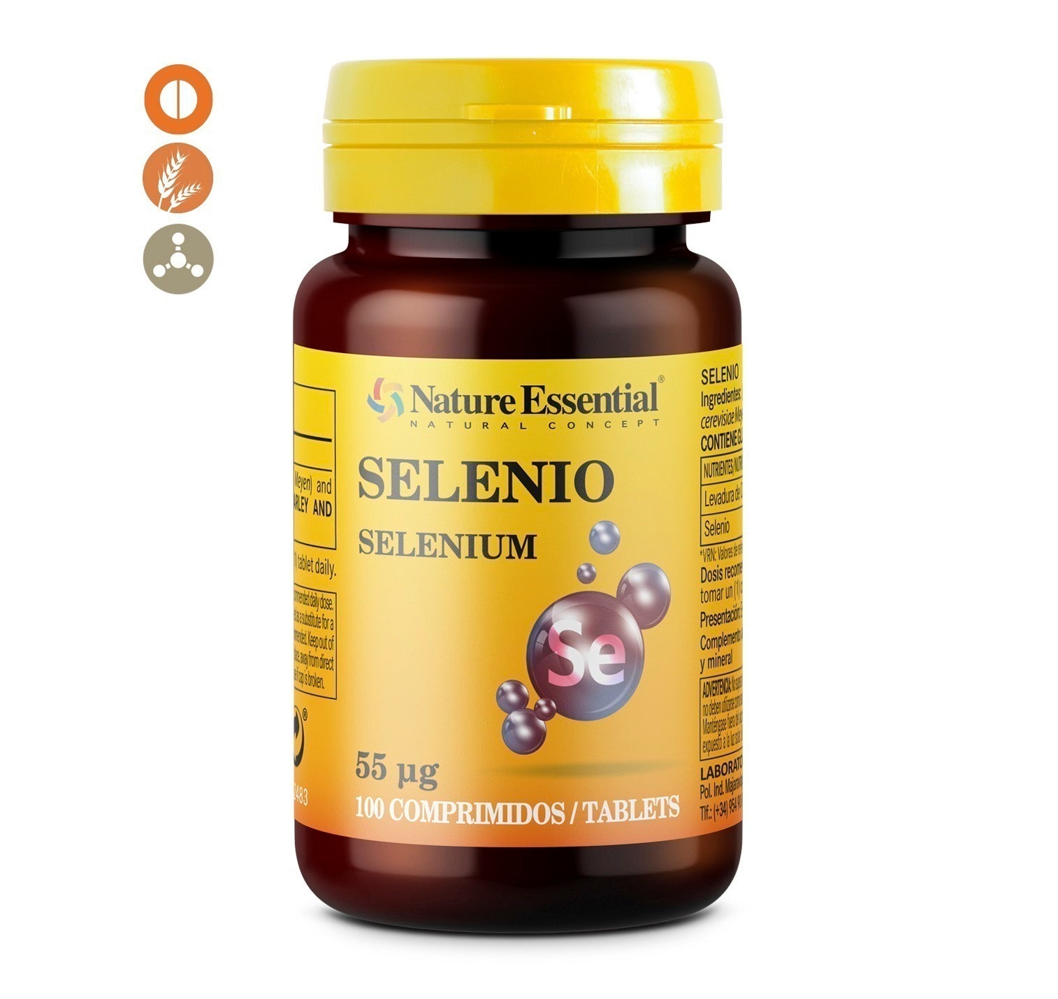 NATURE ESSENTIAL -Selenio 55 mcg. 100 comprimidos