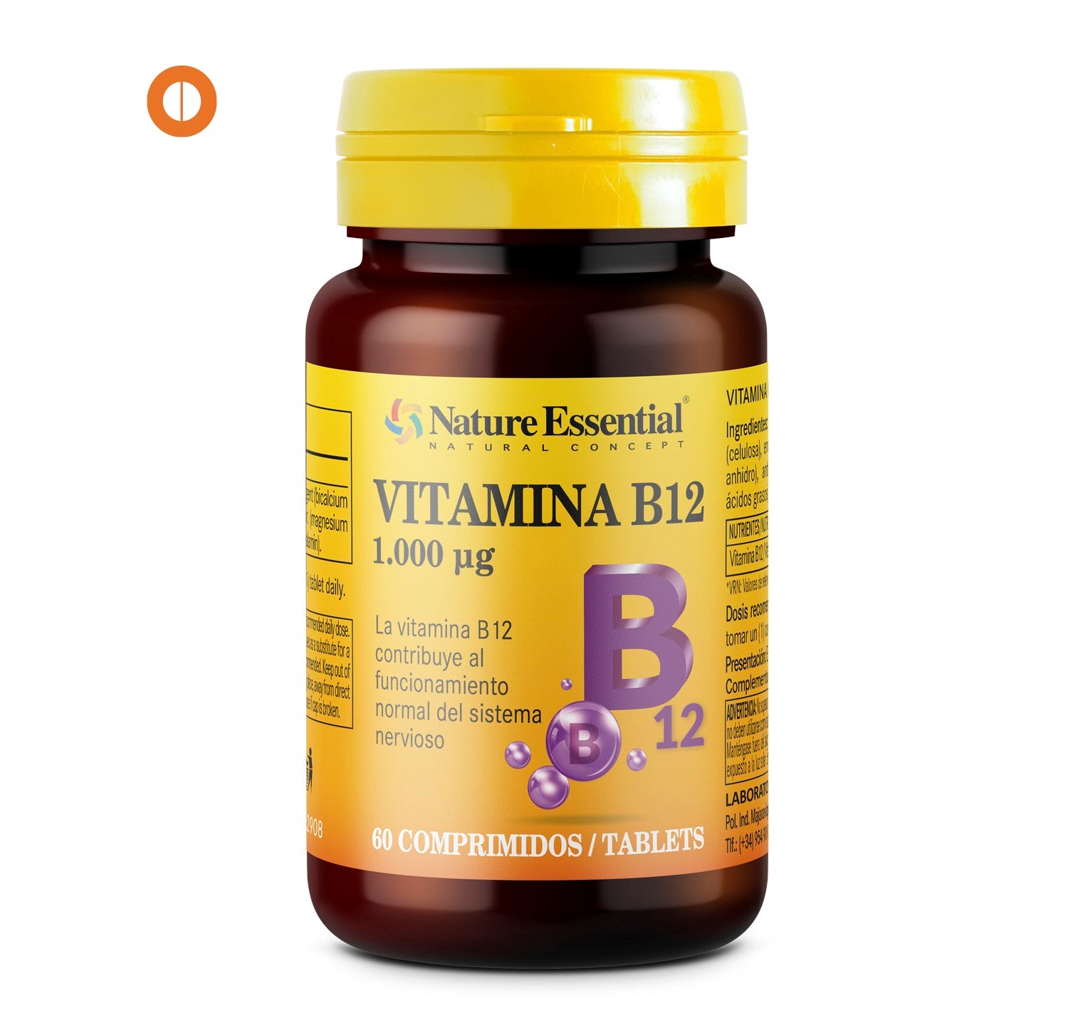 NATURE ESSENTIAL- Vitamina B-12 1000 mcg. 60 comprimidos