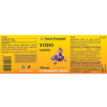 NATURE ESSETIAL - Yodo 150 mcg 50 comp