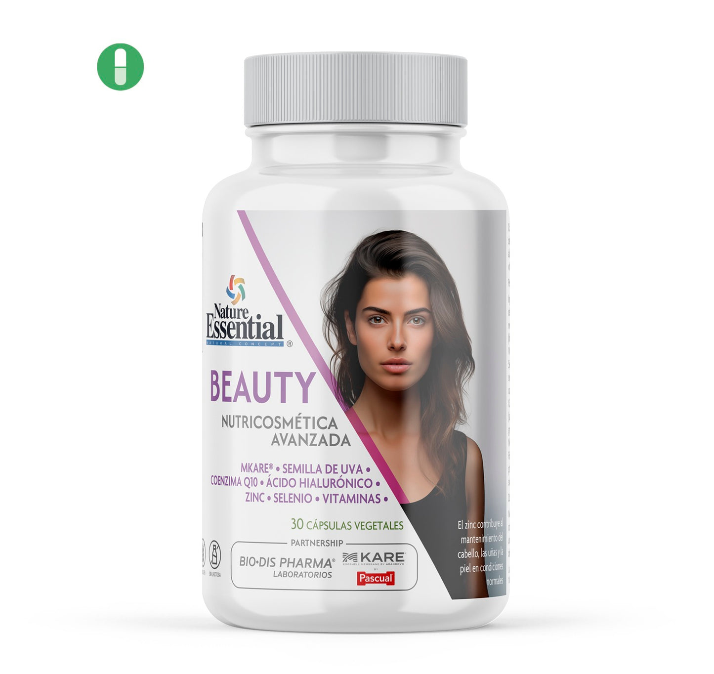NATURE ESSENTIAL - (MKare®) Beauty nutricosmetica avanzada 30 cápsulas
