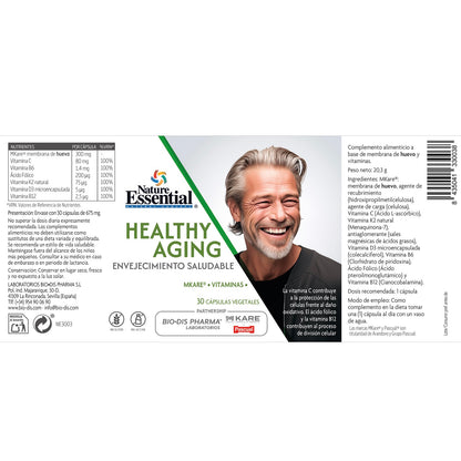 NATURE ESSENTIAL -(MKare®) Healthy aging envejecimiento saludable 30 cápsulas