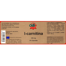 OBIRE - L-carnitina 450 mg. 90 cápsulas