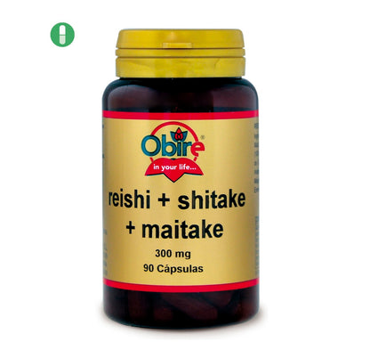 NATURE ESSENTIAL - Reishi + shitake + maitake 300 mg. 90 cápsulas