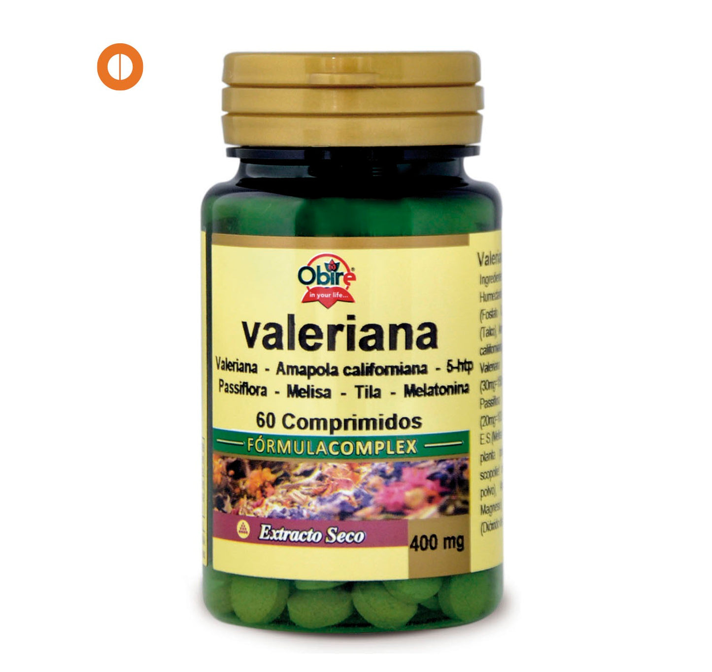 NATURE ESSENTIAL - Valeriana (complex) 400 mg. (ext. seco) 60 comp.