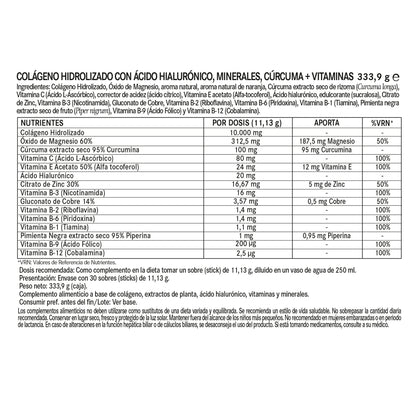 OBIRE - Colágeno hidrolizado 10 gr. 30 Sticks