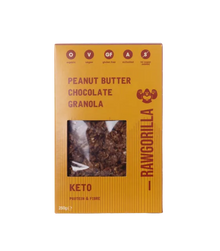 Granola KETO de mantequilla de cacahuete y cacao BIO 250 g