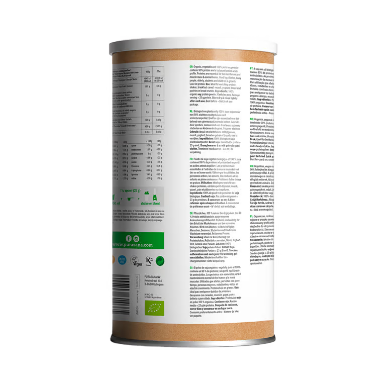 PURASANA - VEGAN PROTEIN SOYA 75% CACAO