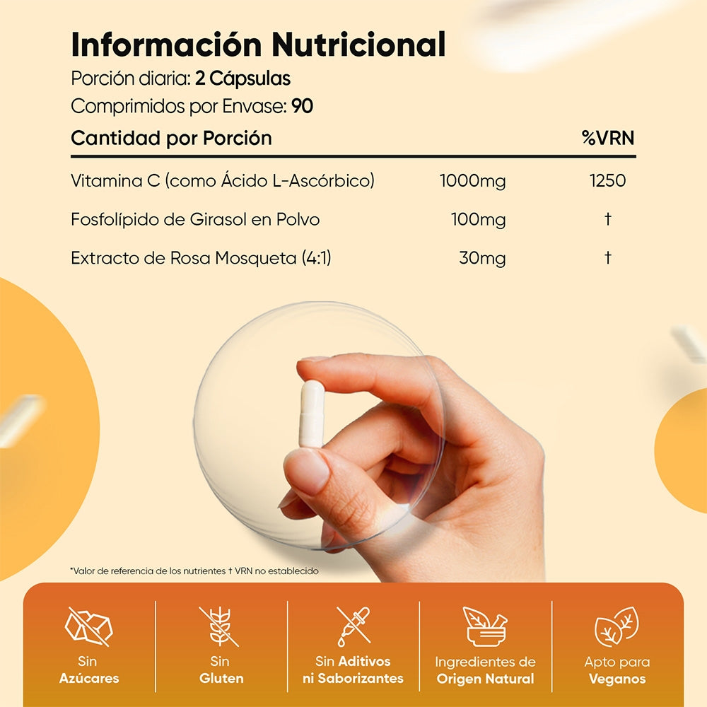 Liposomal Vitamin C 1000mg 180 Caps