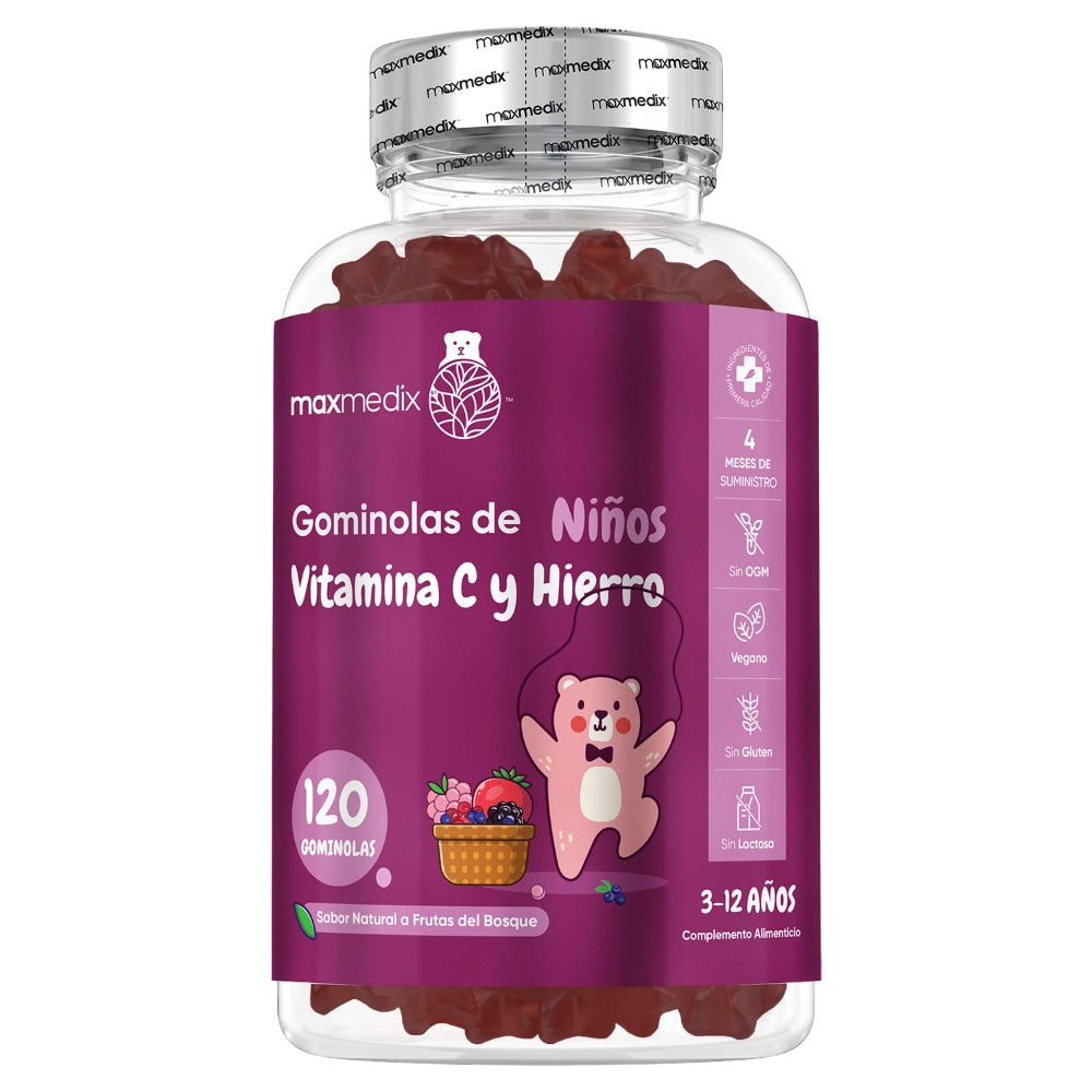 WEIGHWORLD - Iron and Vitamin C Gummies for Kids 120 Gummies