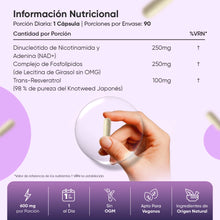 Liposomal NAD+ with Resveratrol 600 mg 90 Cap