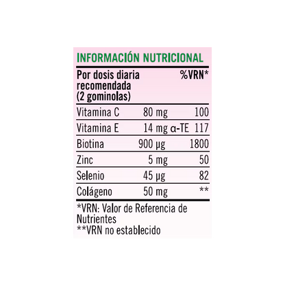 NATURE'S BOUNTY® Pelo, Piel y Uñas con Colágeno - 60 gominolas