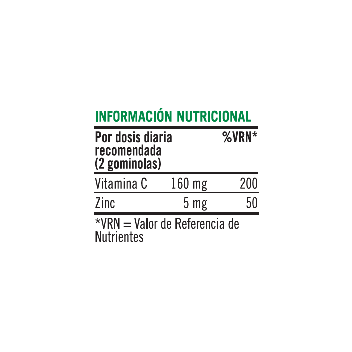 NATURE'S BOUNTY® Vitamina C + Zinc - 60 gominolas