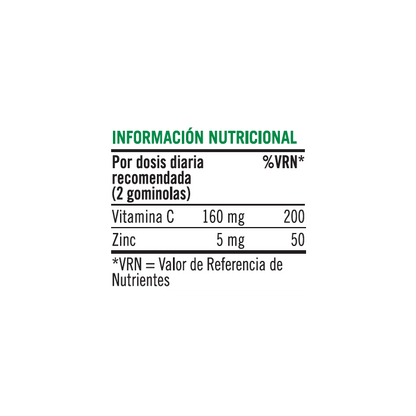 NATURE'S BOUNTY® Vitamina C + Zinc - 60 gominolas