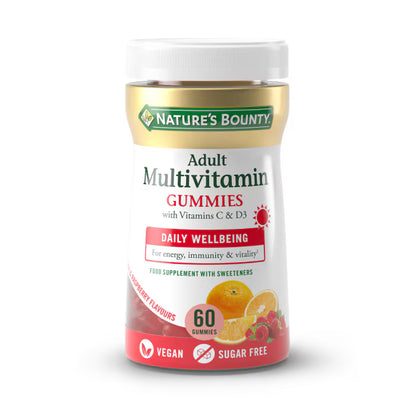 NATURE'S BOUNTY® Multivitamínico Adultos con Vitamina C y D - 60 gominolas