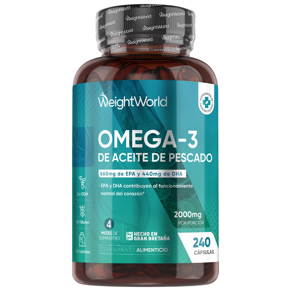 Omega 3 Fish Oil 2000mg 240 Softgels
