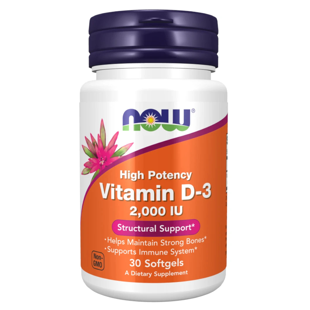NOW FOODS - VITAMINA D3 2000UI