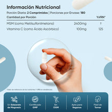MSM con vitamina C 2400 mg
