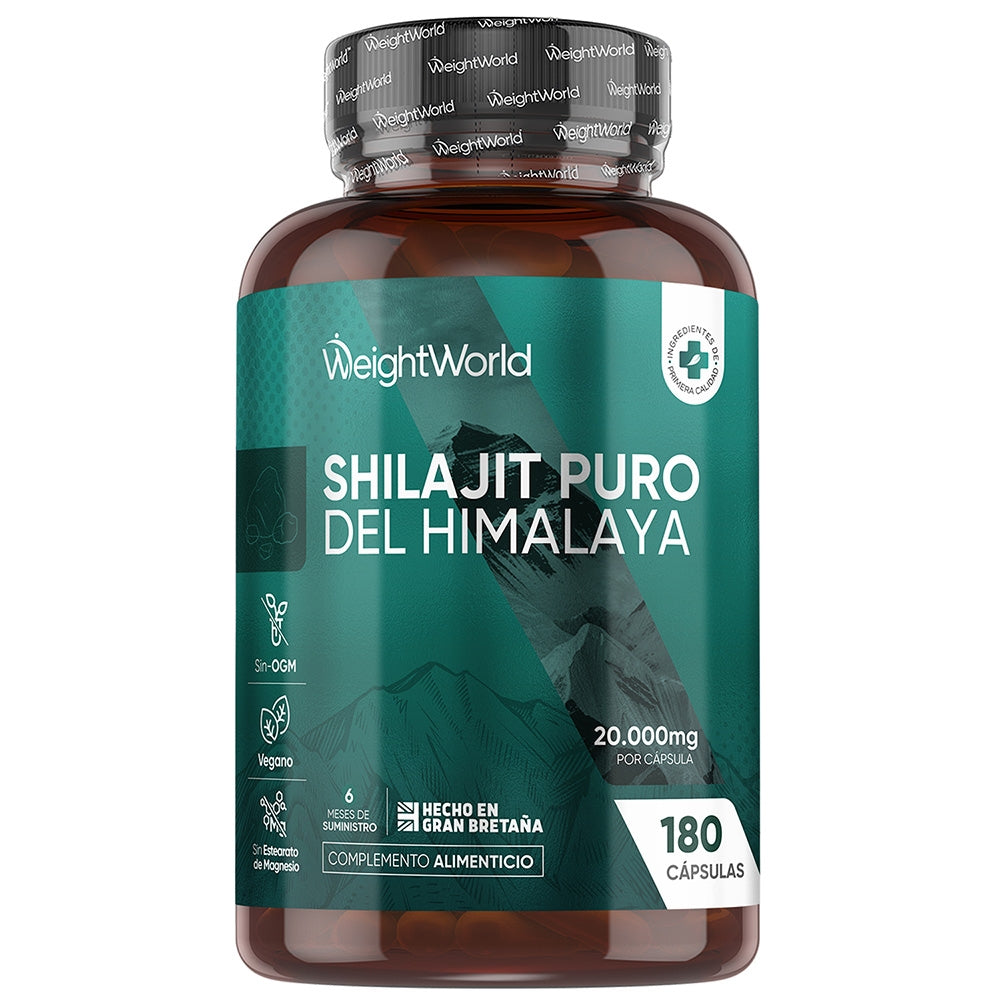 WEIGHWORLD - Shilajit Puro del Himalaya en cápsulas