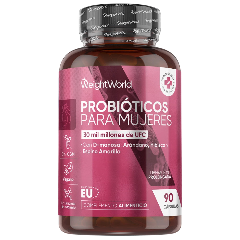 Probióticos para mujer - 90 cápsulas